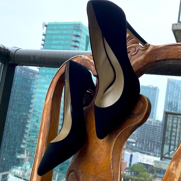 Karen Millen 100% all leather sky high stiletto pump heels - 40 - Picture 7 of 16